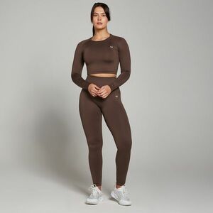 MP Női Shape Seamless Hosszú Ujjú Crop Top - Dió - XS kép