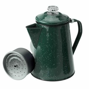 GSI Outdoors Zománcozott vízforraló Percolator 1, 2 l, zöld kép