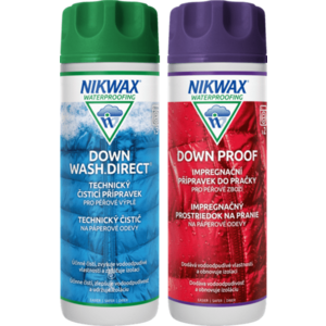 Nikwax 2 db készlet Twin Down Wash.Direct / Down Proof 300ml kép