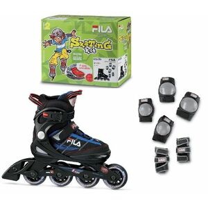 Görkorcsolya szett FILA J-ONE Combo 2 Set BLACK/BLUE/RED kép