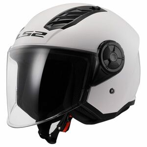 Bukósisak LS2 OF616 Airflow II Solid Gloss White kép
