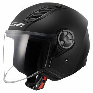 Bukósisak LS2 OF616 Airflow II Solid Matt Black kép