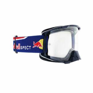 Motocross szemüveg RedBull Spect Strive matt sötétkék, átlátszó lencse kép