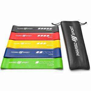 5 db erősítő szalag szett 600 x 50 mm - többszínű- Marbo Sport kép