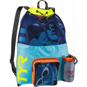úszózsák tyr big mummy mesh bag kék/sárga kép