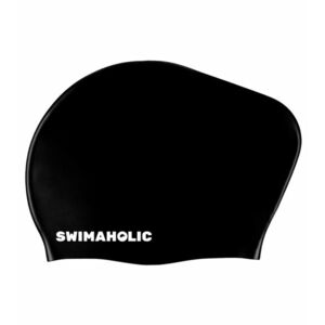 úszósapka hosszú hajra swimaholic long hair cap fekete kép