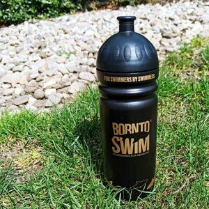Ivópalack borntoswim shark water bottle fekete/arany kép