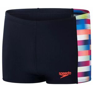 Speedo digital panel aquashort boy black/rainbow 140cm kép