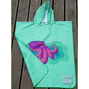 Borntoswim octopus poncho junior green s kép