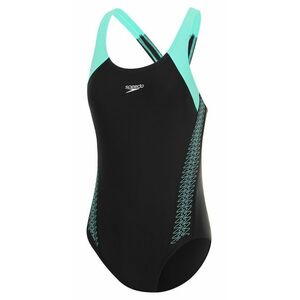 Speedo hyperboom splice racerback black/arctic blue xl - uk38 kép