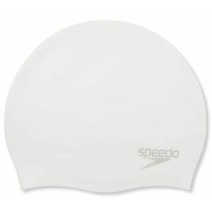 úszósapka speedo plain moulded silicone cap fehér/ezüst kép