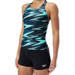 Speedo hyperboom tankini black/arctic glass xl - uk38 kép