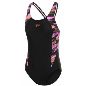 Speedo hyperboom splice muscleback black/purple 176cm kép