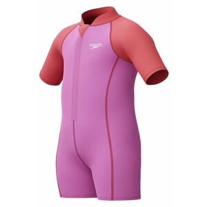 Speedo lts neoprene suit infant girls violet/red 6 kép