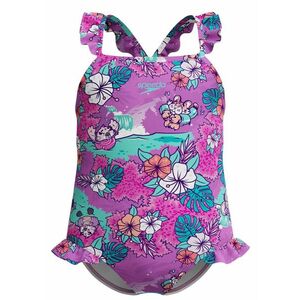 Speedo lts digi frill thinstrap girls violet/white 5 kép