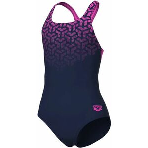 Arena feel girls kikko v swim pro back navy/shocking pink 164cm kép