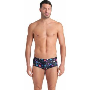 Arena performance funny prints contour lw swim shorts black multi xxs kép