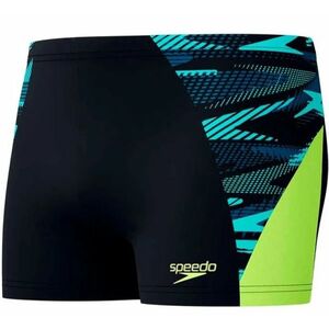 Speedo eco endurance+ max splice aquashort black/hyper yellow xxl - kép
