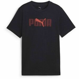 Puma ESSENTIALS LOGO LAB TEE B Fiú póló, sötétkék, méret kép