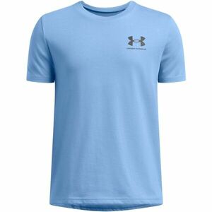Under Armour SPORTSTYLE LEFT CHEST SS Rövidujjú fiú póló, világoskék, méret kép