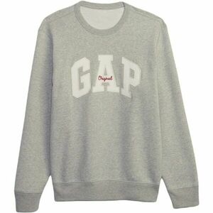 GAP CREWNECK LOGO Férfi pulóver, szürke, méret kép