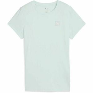 Puma ESS ELEVATED EMBROIDERED TEE Férfi póló, világoszöld, méret kép