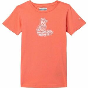 Columbia MISSION LAKE SHORT CRAPHIC SHIRT Lány póló, lazac, méret kép