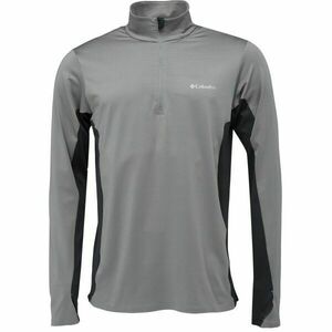 Columbia THREE PITCH HALF ZIP Férfi felső, szürke, méret kép