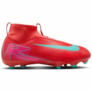 Nike JR ZOOM SUPERFLY 10 ACAD FG/MG Gyerek futballcipő, piros, méret 35.5 kép