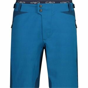 CMP FREE BIKE BERMUDA WITH INNER MESH UNDERWEAR Férfi kerékpáros rövidnadrág, kék, méret kép