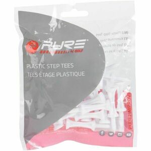 PURE 2 IMPROVE PLASTIC STEP TEES 51MM 25DB Golf tee, fehér, méret kép