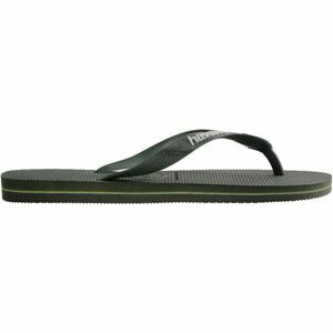 HAVAIANAS BRASIL LOGO Uniszex flip-flop papucs, sötétzöld, méret 47/48 kép