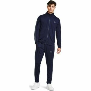 Under Armour UA KNIT TRACK SUIT Férfi melegítő szett, sötétkék, méret kép