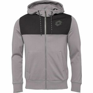 Lotto TRAINING PURE FULL-ZIP HOODIE Férfi pulóver, szürke, méret kép