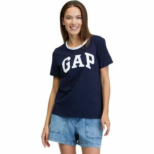 GAP LOGO SLUB Női póló, sötétkék, méret kép