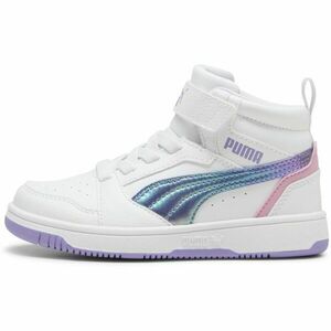 Puma REBOUND V6 MID BOUNCY SKY AC+ PS Lány cipő, fehér, méret 32.5 kép