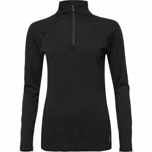 Smartwool CLASSIC A-S MERINO BL 1/4 ZIP Női thermo felső, fekete, méret kép