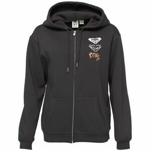 Roxy SURF STOKED ZIPPED BRUSHED Női pulóver, fekete, méret kép