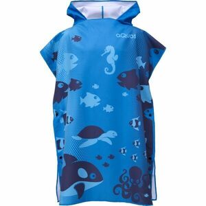 AQUOS SEA PONCHO M Gyerek poncsó gyorsan száradó anyagból, kék, méret kép