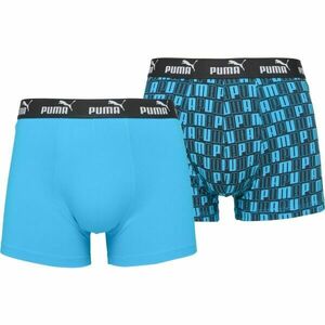 Puma MEN CAT LOGO PRINT BOXER 2P Férfi boxeralsó, sötétkék, méret kép