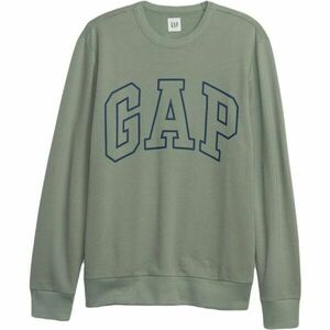 GAP V-LW DB FLEECE Férfi pulóver, zöld, méret kép