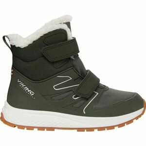 VIKING BY NORWAY EQUIP DEFENCE WARM WP 2V Gyerek téli cipő, khaki, méret kép