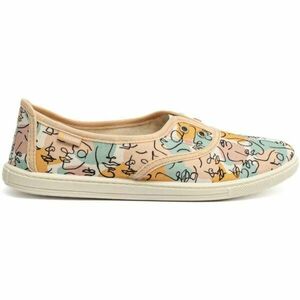 Oldcom SARAH PRINT Női slip-on cipő, rózsaszín, méret kép