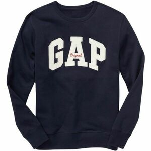 GAP CREWNECK LOGO Férfi pulóver, sötétkék, méret kép