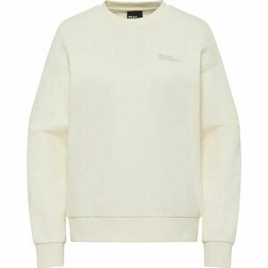Jack Wolfskin ESSENTIAL CREWNECK W Női pulóver, fehér, méret kép