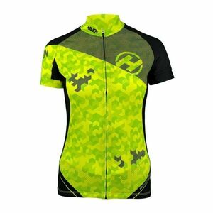 HAVEN SINGLETRAIL NEO WOMEN Női kerékpáros mez, fényvisszaverő neon, méret kép