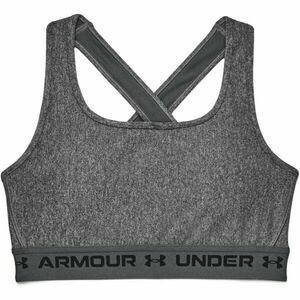 Under Armour CROSSBACK MID HEATHER Női melltartó, szürke, méret kép