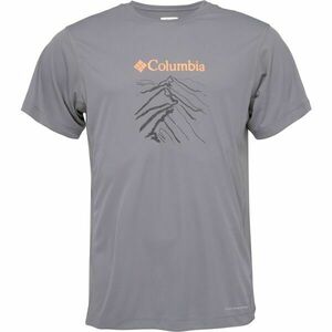 Columbia ZERO RULES LIGHT SS GRAPHIC CREW Férfi póló, szürke, méret kép