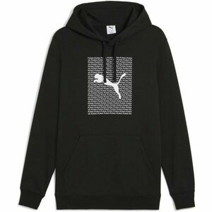Puma ESS BIG LOGO Férfi sportos pulóver, fekete, méret kép