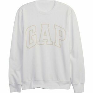 GAP CREWNECK LOGO Férfi pulóver, fehér, méret kép
